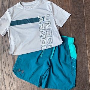 Under Armour t-shirt & shorts